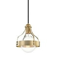 thumbnail image 1 of H271701-AGB-Mitzi-Violet-1-Light Pendant in Style-7.5 Inches Wide by 8.75 Inches High-Aged Brass Finish    -Traditional Installation, 1 of 3