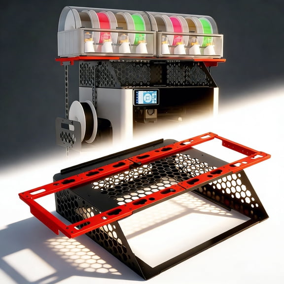 H2 AMS Stand Holder for Bambu-Lab H2D H2S H2C 3D Printers,AMS HT Storage Stacks Compatible