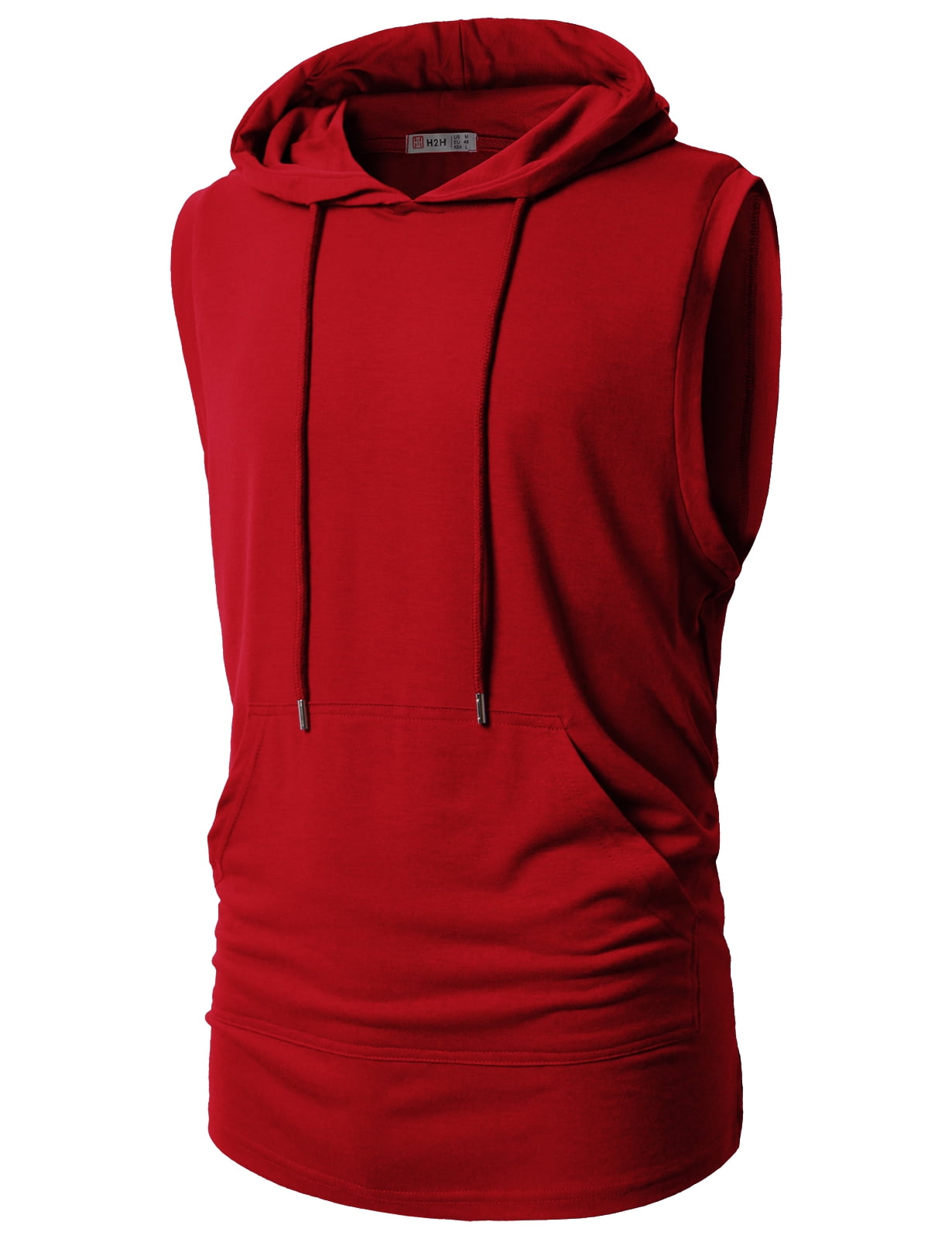 H2h sleeveless cheap hoodie