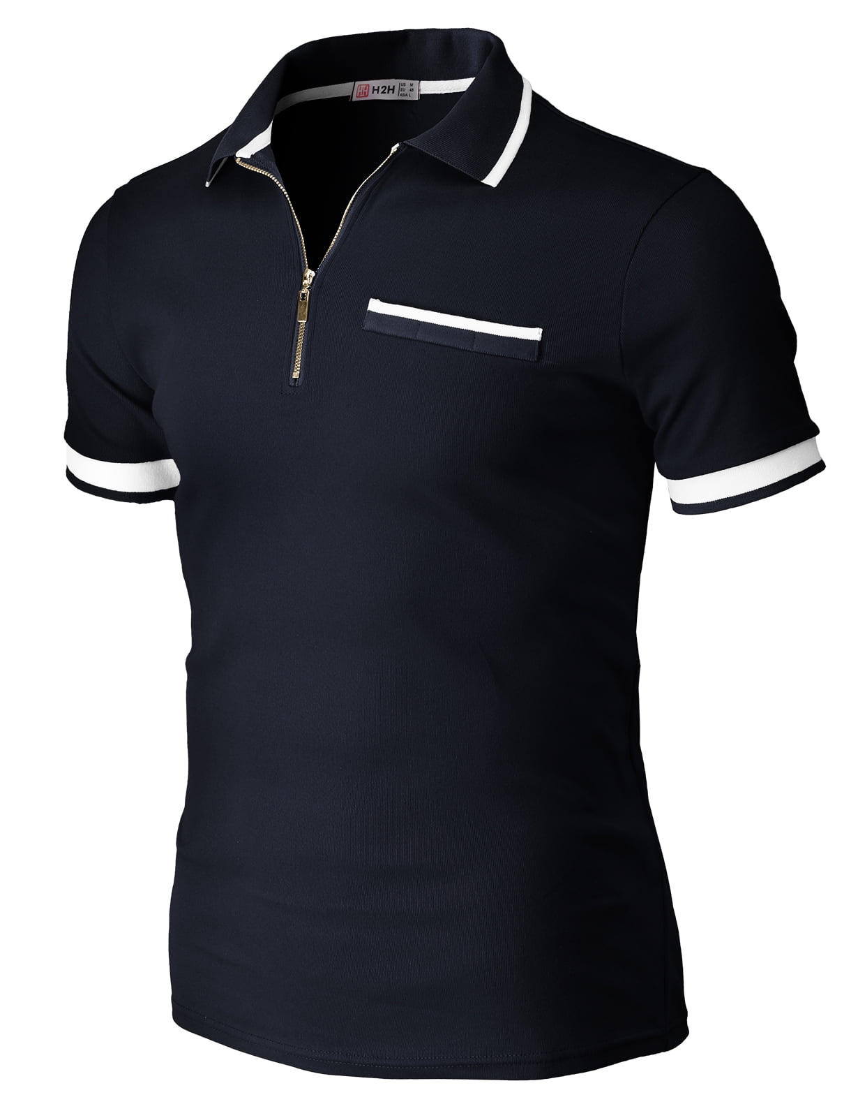 Men's Casual Short Sleeve Polo Shirt | Slim Fit