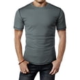 thumbnail image 1 of H2H Mens Cool Dry Compression Short Sleeve T-Shirts GRAY US 2XL/Asia 3XL (CMTTS264), 1 of 6