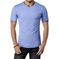 thumbnail image 1 of H2H Mens Cool Dry Compression Short Sleeve T-Shirts LIGHTBLUE US 2XL/Asia 3XL (CMTTS265), 1 of 6