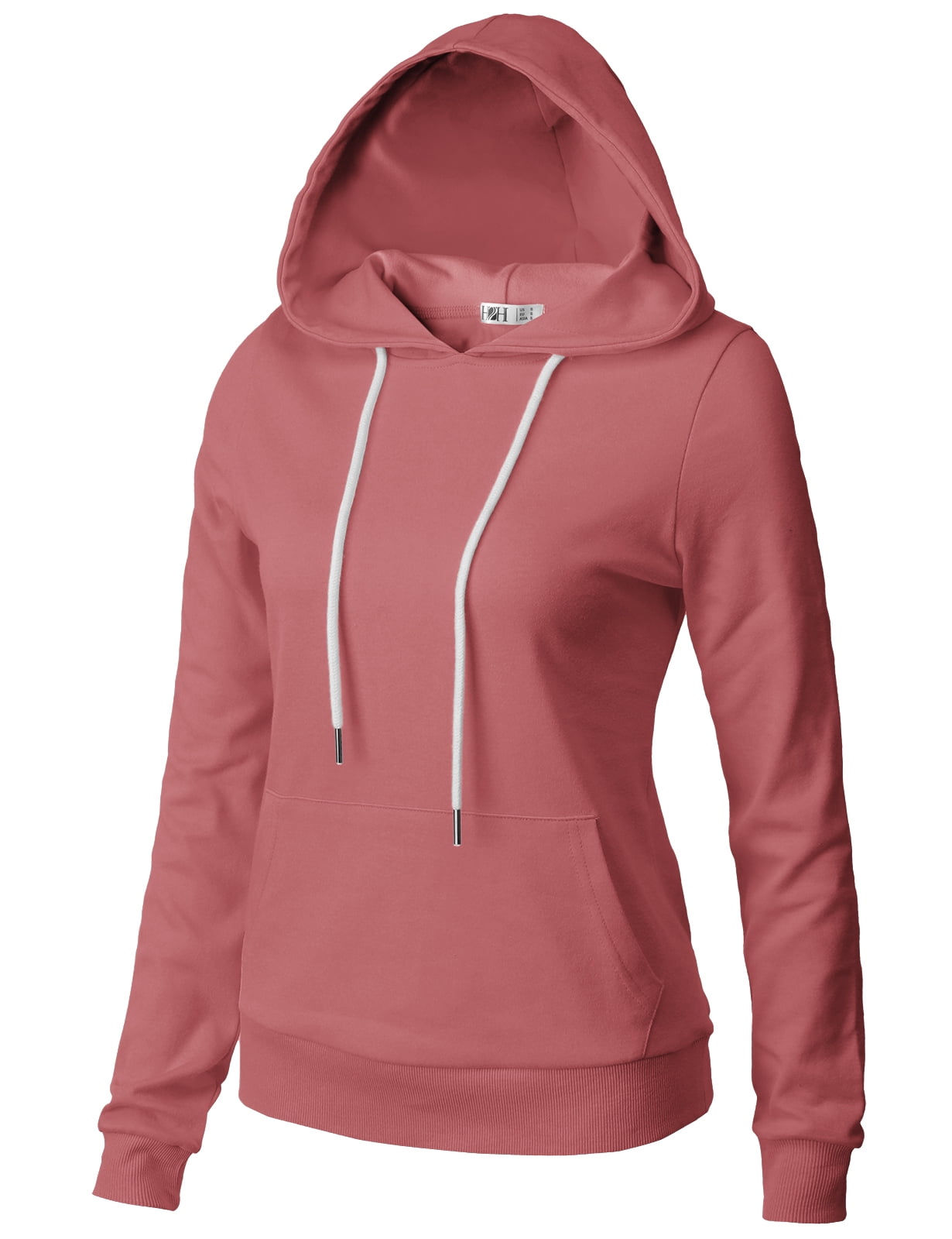 Waffle Knit Plaid Long Sleeve Kangaroo Pocket Hoodie – Charming Charlie