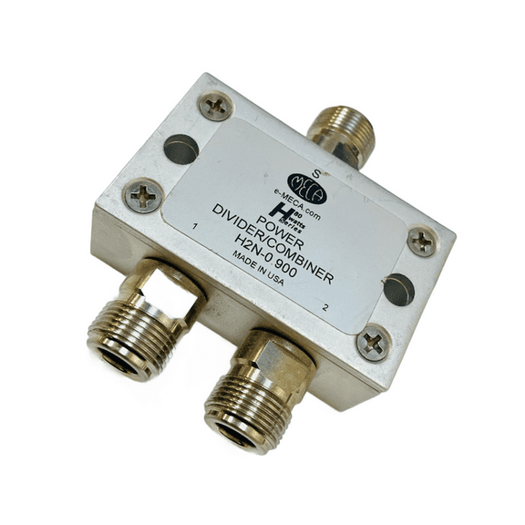 H2N-0.900 Power Divider/Combiner, 2-way, N-F, 0.800-1.000GHz, 80 Watts