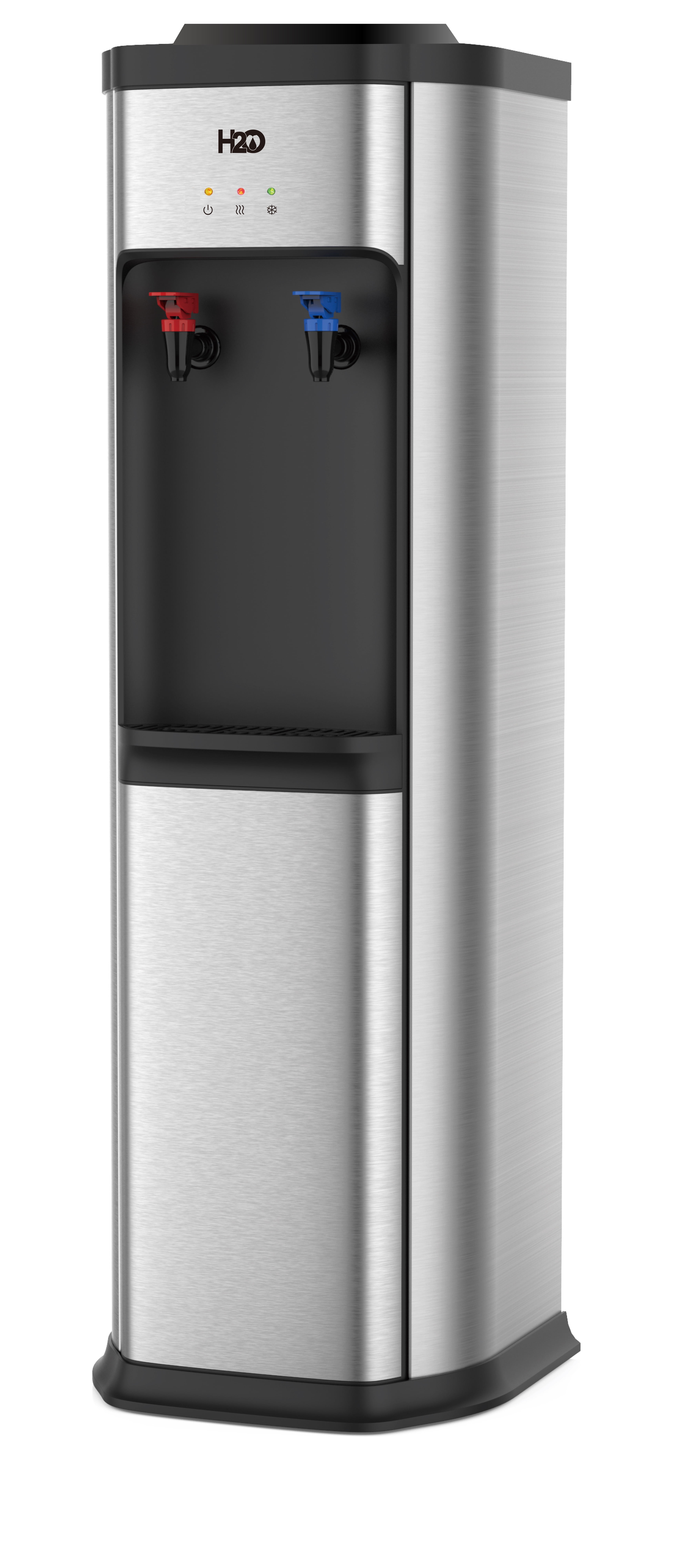 H2O 98 Top Load Water Dispenser in Black Providing 40 48 F Cold