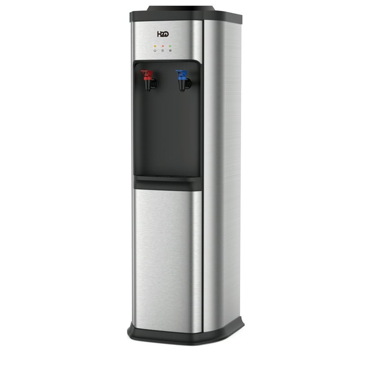 H2O Stainless Steel Top Load Water Dispenser, Hot Cold
