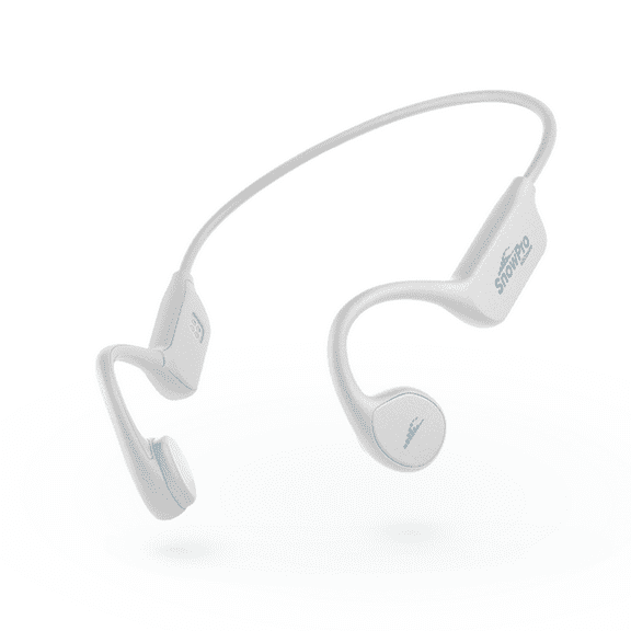 H2O Audio SNOW PRO Bone Conduction Bluetooth Open Ear Headset with MP3 Player - Waterproof Multi-Sport Headphones for Skiing, Snowboarding, Cross Country Skiing - White