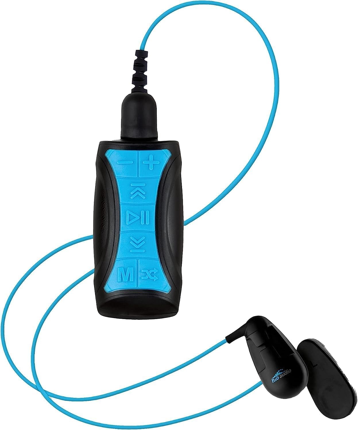 H2O Audio Stream 3 with Short Cord Bone Conduction Headphones – Waterproof MP3 Music Player & Open-Ear Bluetooth Headphones for Swimming – 8GB Memory, IPX8 Rating
