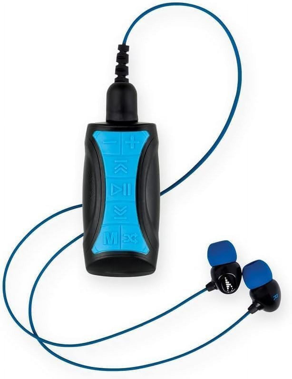 Casque Bluetooth à conduction osseuse avec lecteur MP3 - H2O Audio Sonar  IPX8 - Casque étanche sans fil à oreille ouverte pour la natation