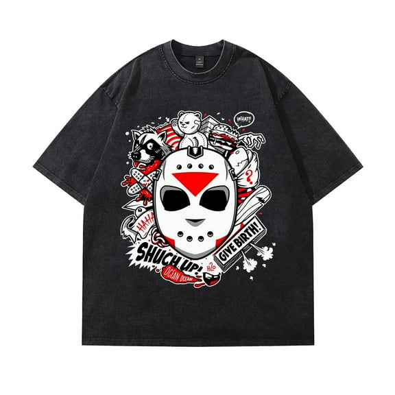 H2O Delirious Cotton T-shirt Casual Short Sleeve Vintage Washed Tee Shirt Unisex Tops