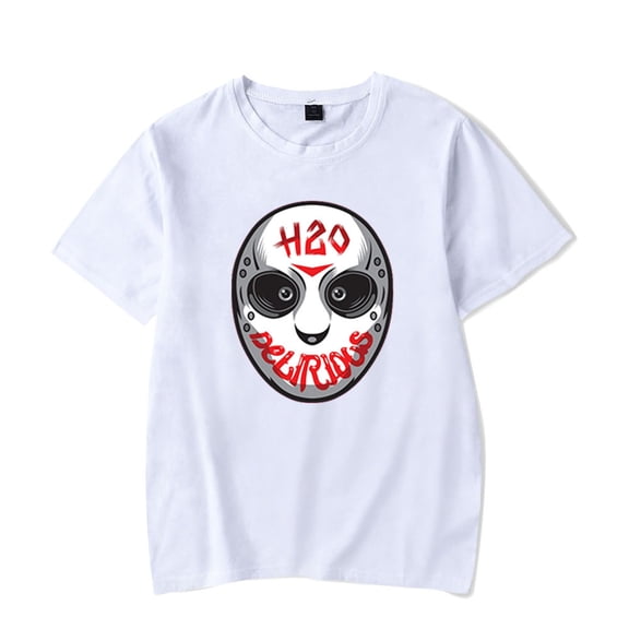H2O Delirious T-shirt Hip Hop Style Crewneck Streetwear Tops Tees Unisex Short Sleeve