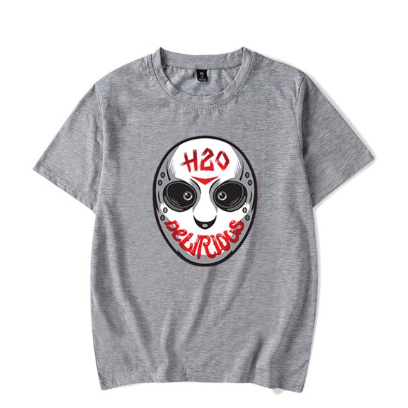 H2O Delirious T-shirt Hip Hop Style Crewneck Streetwear Tops Tees Unisex Short Sleeve