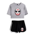 thumbnail image 1 of H2O Delirious Tee Shorts 2 Pieces Sets Casual Women Clothes Unique Short Tshirt Shorts Suit, 1 of 2