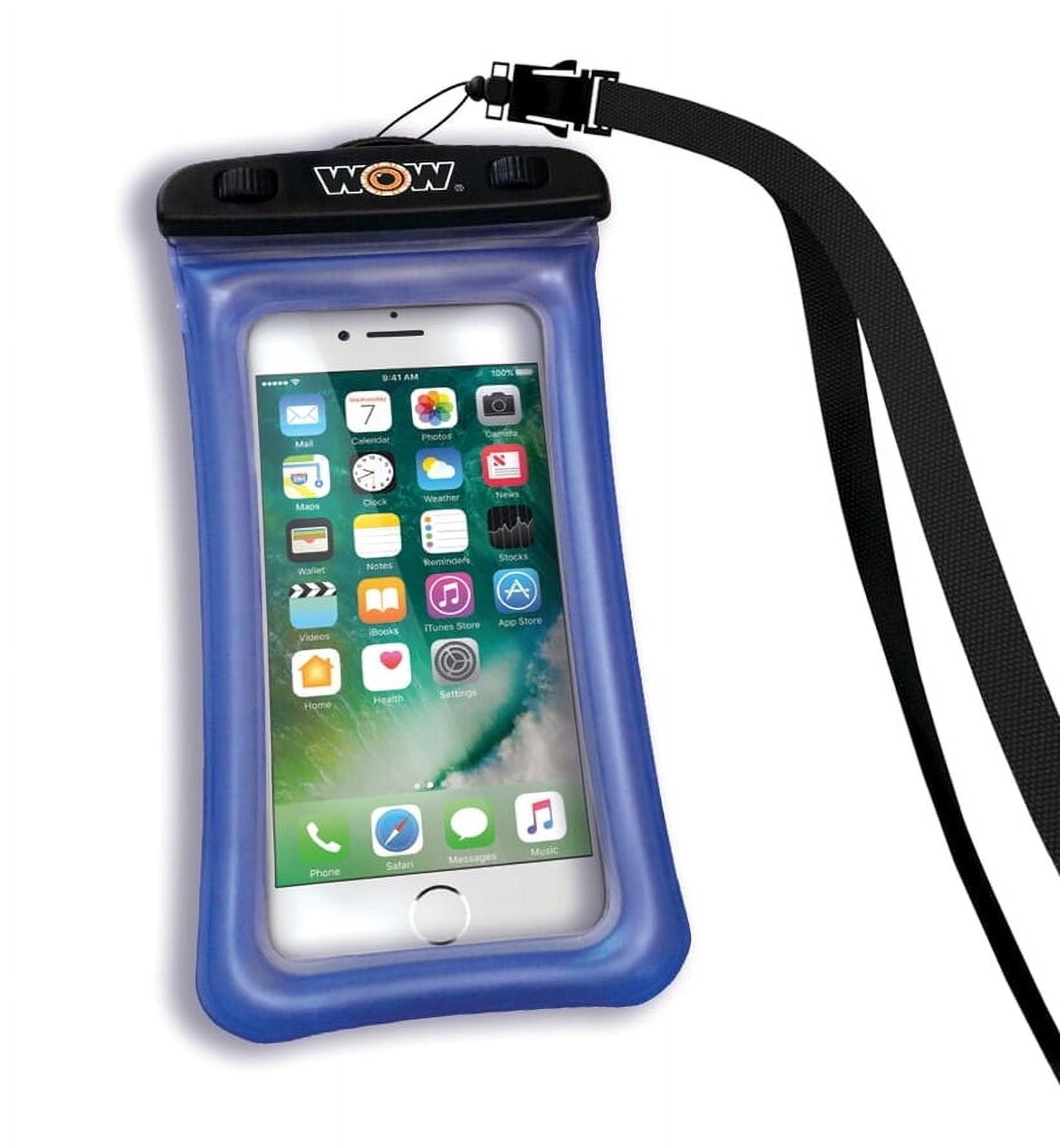 8" Blue Watersports Waterproof Phone Holder