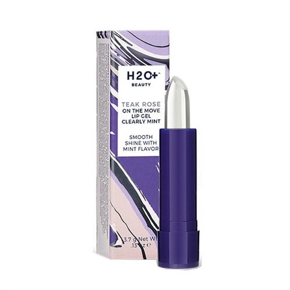 H2O+ BEAUTY H2O Plus Teak Rose On The Move Lip Gel Clearly Mint 0.13oz 3.7g