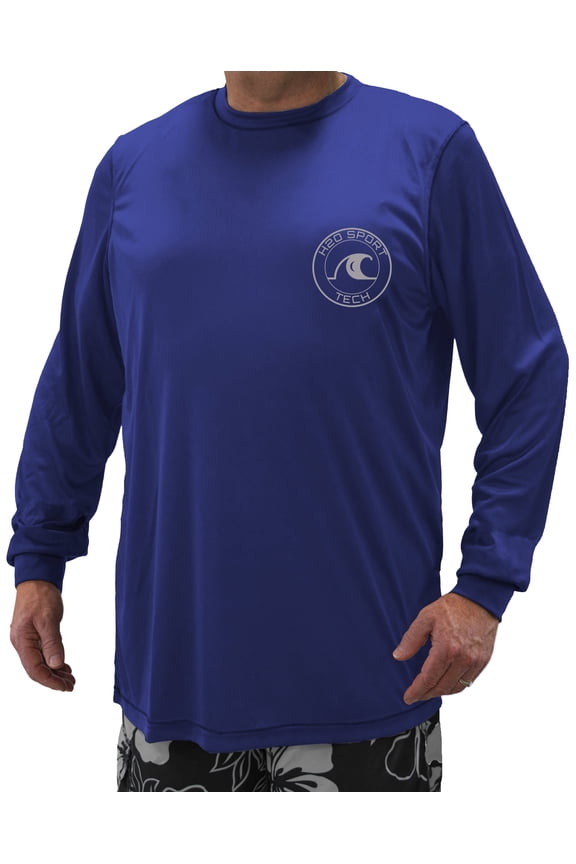 Big & Tall Men’s Long Sleeve Swim Shirt 2XL to 5XLT
