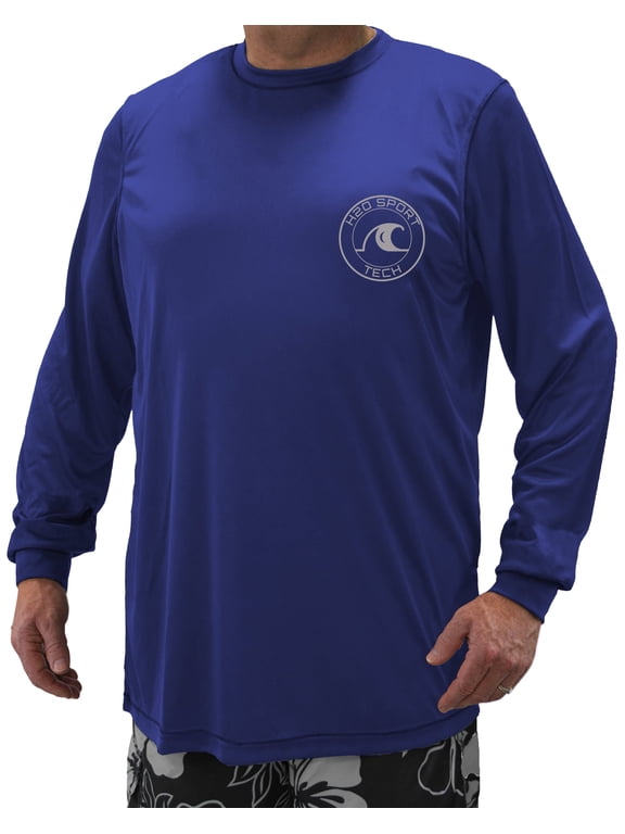 Big & Tall Men’s Long Sleeve Swim Shirt 2XL to 5XLT