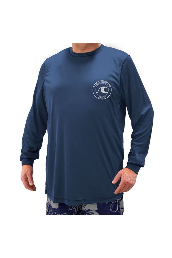 Big & Tall Men’s Long Sleeve Swim Shirt 2XL to 5XLT