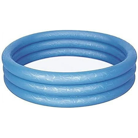 H2OGO! 3 Rings Kiddie Pool for Toddler, Kids Swimming Pool, Inflatable Baby Ball Pit Pool (Blue, 60")