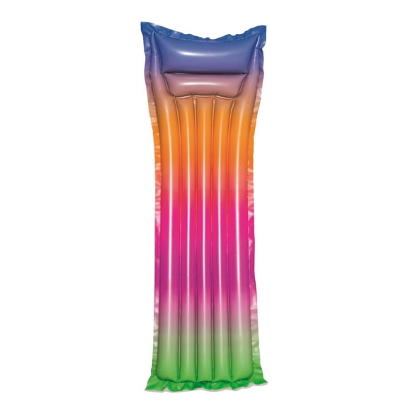 H2OGO! 6' x 27" Rainbow Pool Mat, Pink