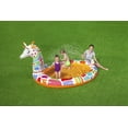 thumbnail image 1 of H2OGO! Groovy Giraffe Multicolor Child Inflatable Play Pool with Sprayer, Unisex, 1 of 9