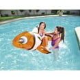 thumbnail image 1 of H2OGO! Inflatable Clown Fish Rider Pool Float, 1 of 3
