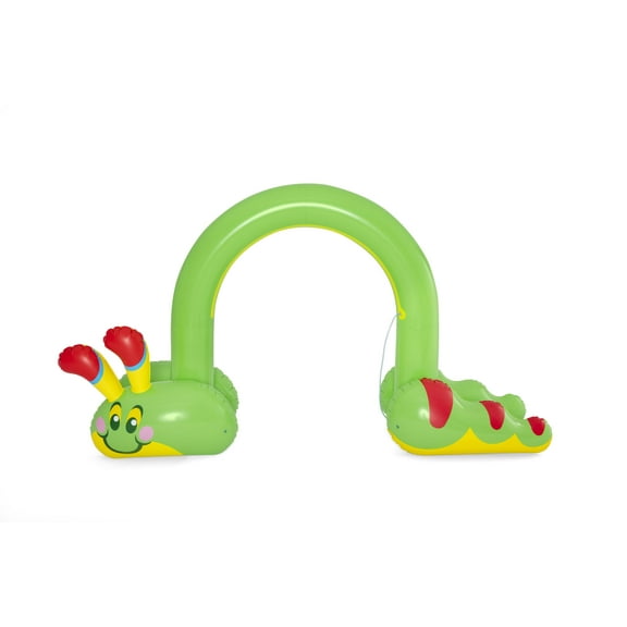 H2OGO! Jumbo Green Caterpillar Inflatable Kids Sprinkler Arch Over 6' Tall