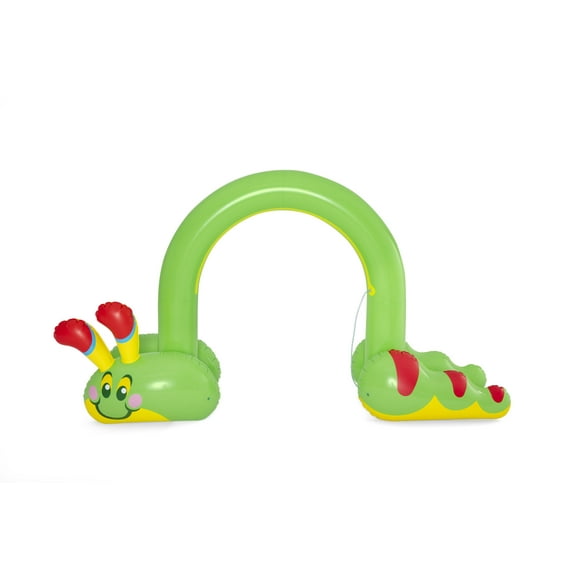 H2OGO! Jumbo Green Caterpillar Inflatable Kids Sprinkler Arch Over 6' Tall