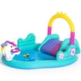 thumbnail image 1 of Bestway: H2OGO! Magical Unicorn Carriage Play Center - 9' Multicolor Inflatable, Kiddie Wade Splash Pool, Water Slide, Arch Sprayer, Toddler & Kids 2+, 1 of 7