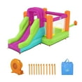 thumbnail image 1 of H2OGO! Slide Flyer Bounce House with Slide and Climbing Wall, Indoor/Outdoor, Ages 3+, 1 of 15