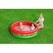 H2OGO! Sweet Strawberry Round Above-Ground Inflatable Play Pool