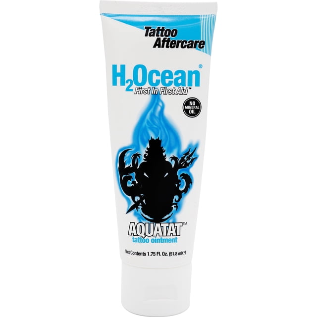 H2Ocean Aquatat Tattoo Aftercare Healing Ointment, Lotion & Moisturizer