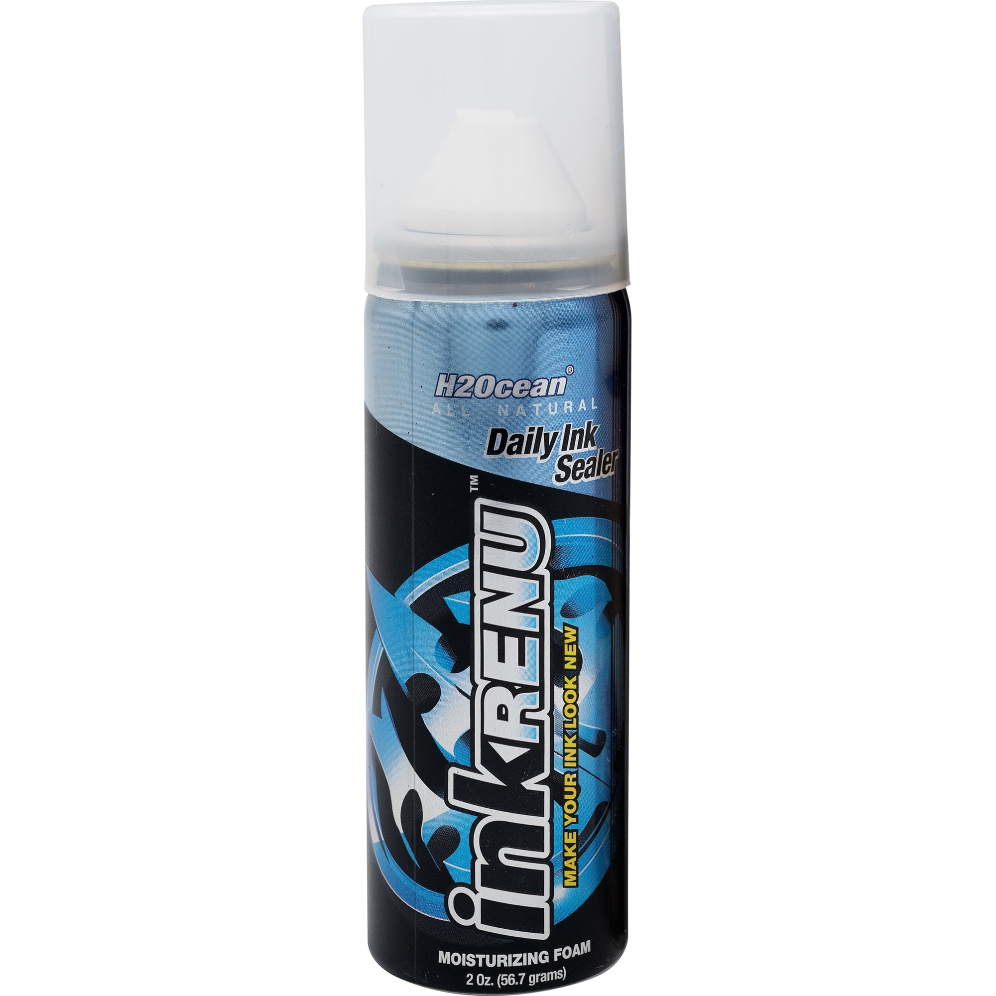 H2Ocean InkRenu Tattoo Brightener, Tattoo Aftercare Lotion for Color ...