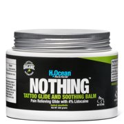H2Ocean NOTHING Tattoo Ointment Sea Salt Glide & Soothing Tattoo Balm for Pain Relief and Tattoo Aftercare 7oz