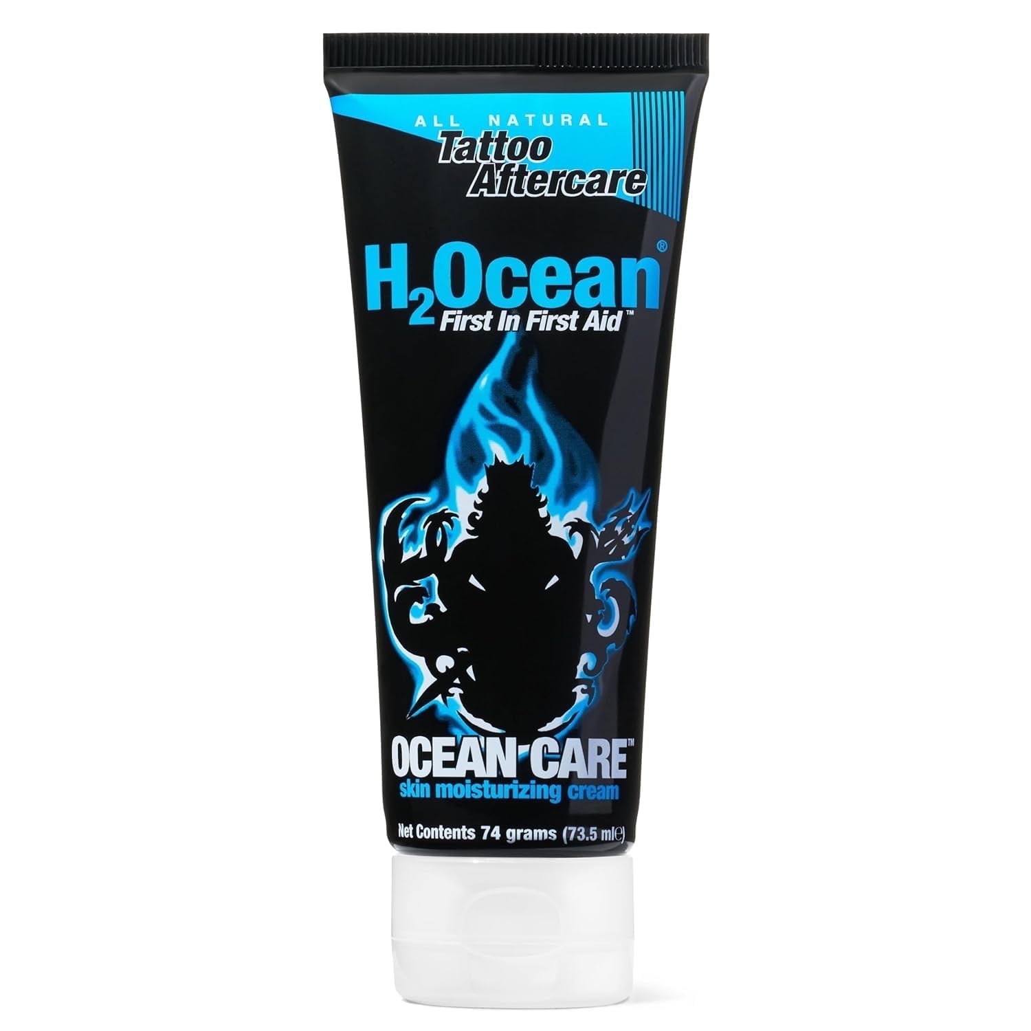 H2Ocean Ocean Care Unscented Tattoo Aftercare Body Lotion Dye Free Sea Salt Tattoo Lotion 2.5oz