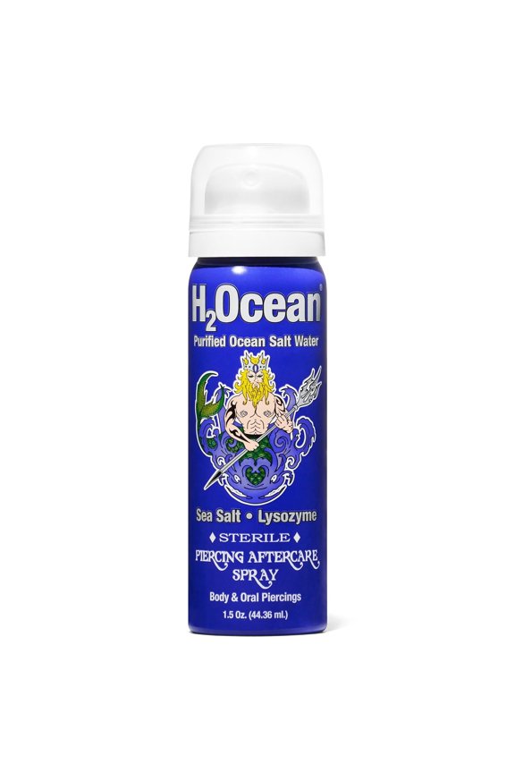 Piercing Aftercare Spray Sea Salt Saline Spray for Piercings 1.5oz
