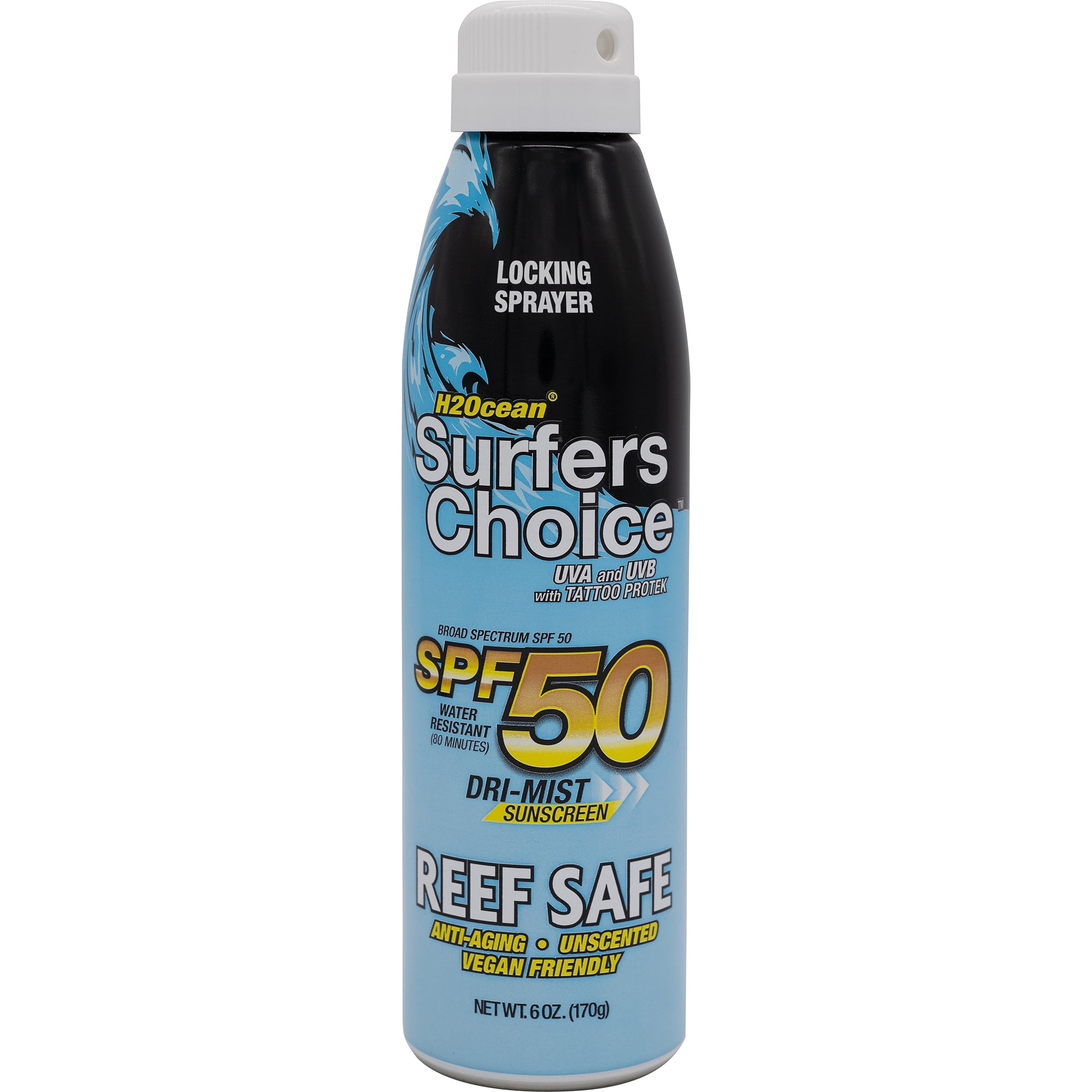 H2Ocean Surfers Choice Tattoo Sunscreen SPF 50 UVA/UVB Sunscreen with