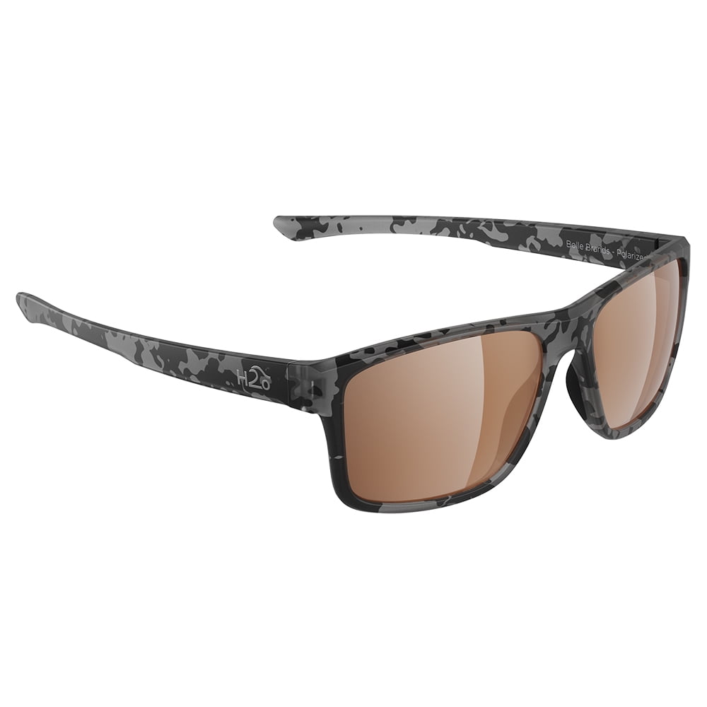H2Optix Coronado Sunglasses Matt Tiger Shark Brown Lens Cat. 3 AR Coating
