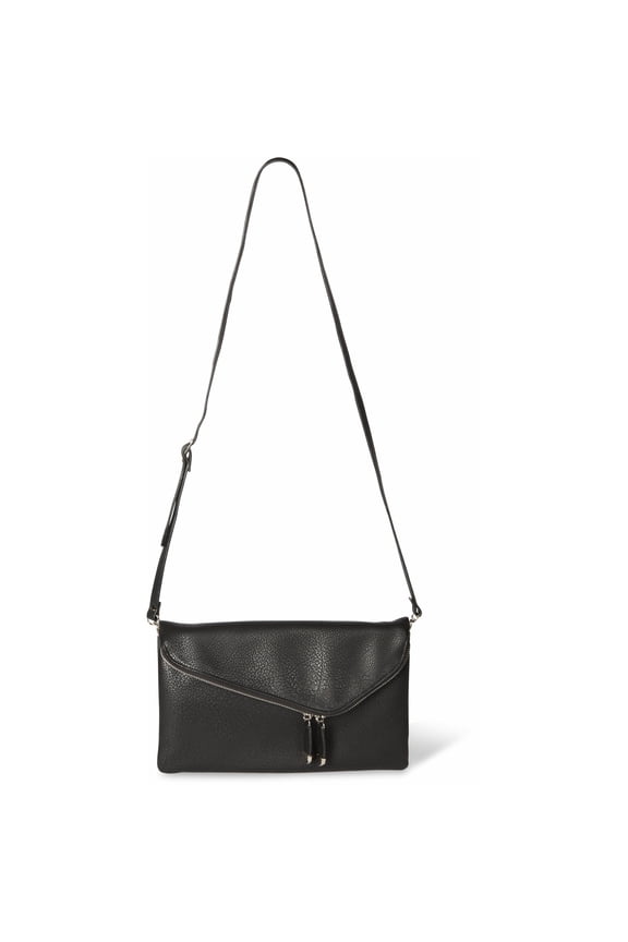 Company - Black - 12.5" x 1" x8"
Fold Over Clutch
