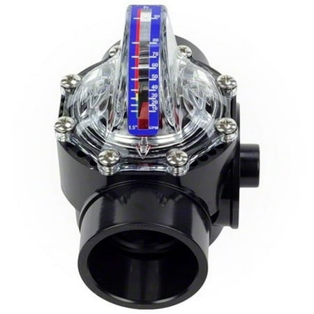 H2flow Controls FV-C-15-L 1.5 in. Flowvis Complete Flow Meter & Check Valve with LPM Scale