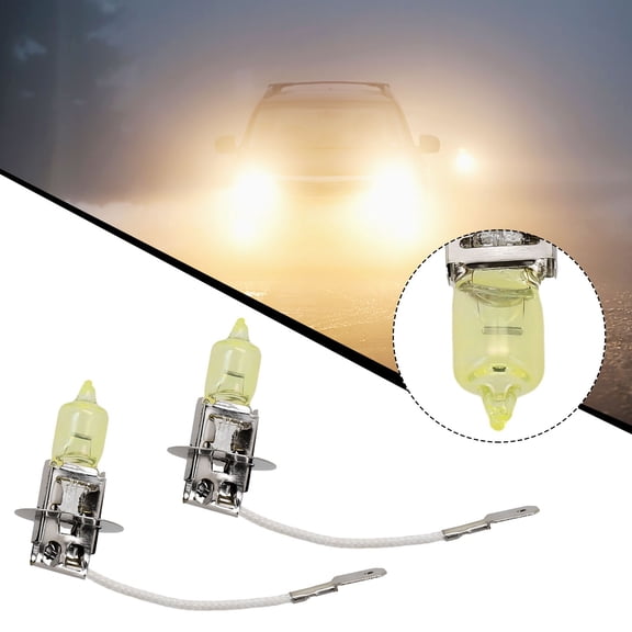 H3 55W Car Halogen Headlight Bulbs for Enhanced Visibility and Safety