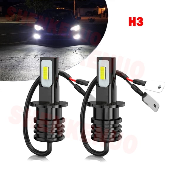 H3 LED Light Bulbs for Subaru Tribeca 2008 2009 2010 2011 2012 2013 2014 Fog Lights 2pcs
