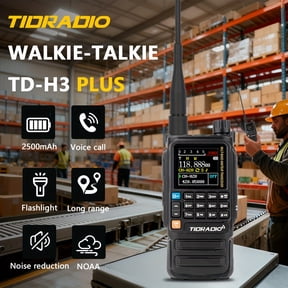 H3 PLUS | Ham Radio Multi-Band Two-Way Radios with AM/ FM & Wireless Headset Compatibility | 5000km Long Range Walkie Talkies for Camping & Emergency
