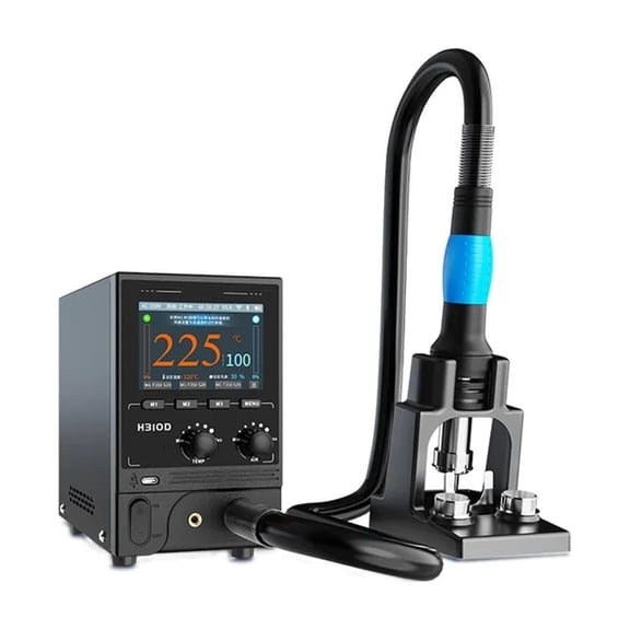 H310D Soldering Station Electronics Repair Soldering Desoldering Accurate Temperature Control Hot Air Rework Station ,Complete Set