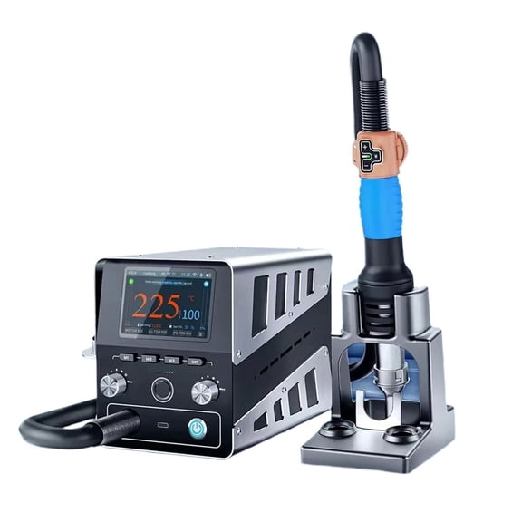 H314 1400W Intelligent Hot Air Station, High Power Digital BGA Rework Station