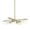 thumbnail image 1 of H326804-AGB-Mitzi-Ariel-Four Light Chandelier-28 Inches Wide-Aged Brass Finish, 1 of 7