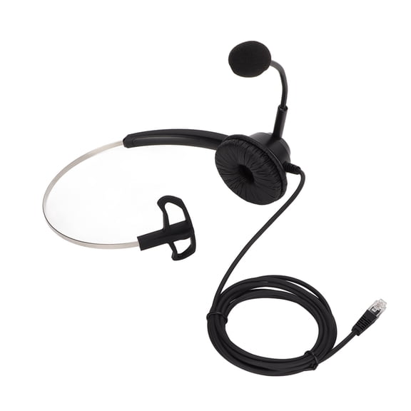 H360 RJ9 Professional Telephone Headset, Noise Canceling Mic, Monaural Office Call Center Headset