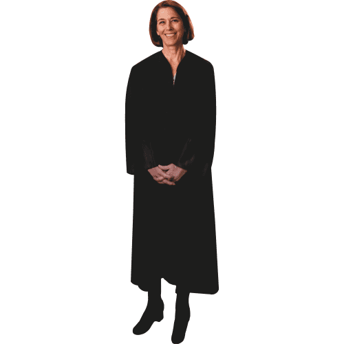 H38280 Judge Susan Crawford Wisconsin Supreme Court Spites Musk Cardboard Cutout Standee Standup