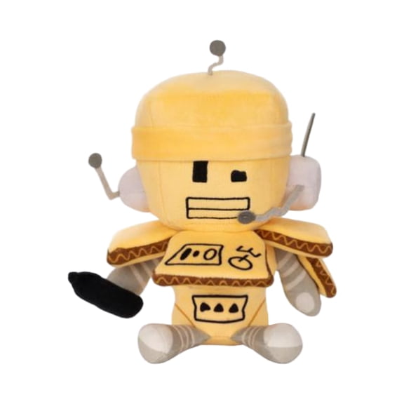 H3LP3R The Digital Keeper Plush 10 inches, Cuddly and Soft Stuffed Animal Doll for Boys Girls, Ideal Gifts for Birthday, Unique Game Collectible