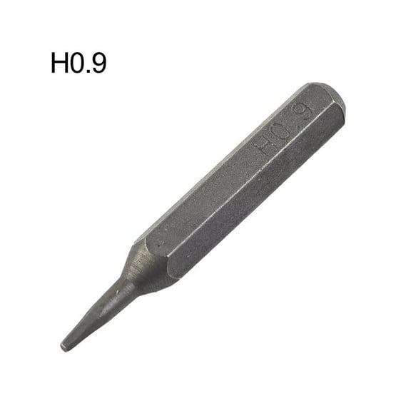 H4×28mm Small Hex Screwdriver Bits H0.7 H0.9 H1.5 H2 H3 H4 4mm Hex Shank